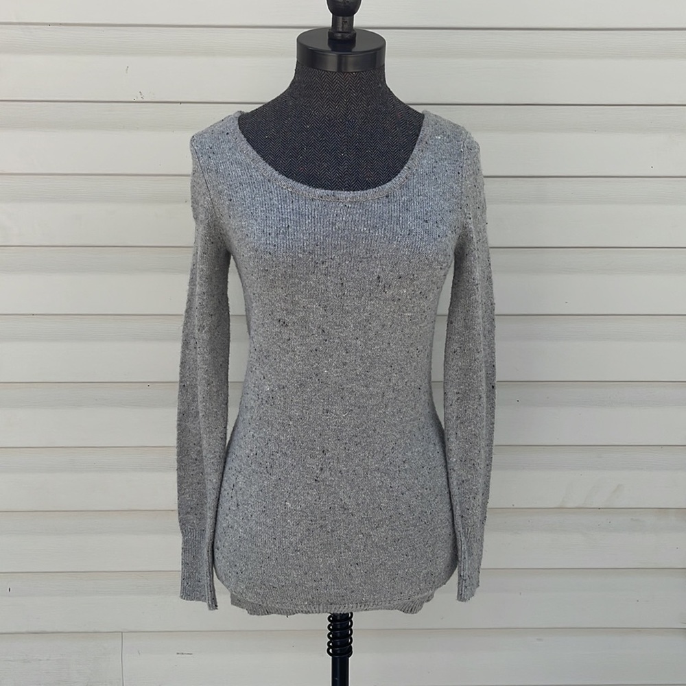 Motherhood Maternity Gray Tie Back Sweater Size XS